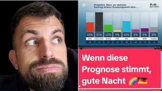 Aktuelle Prognose zur Bundestagswahl Vom Regen in die Traufe [upl. by Valina]