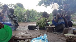 DR Malawi Floods 22015 Refugee camp life [upl. by Inohs897]