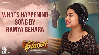 Whats Happening Song By Ramya Behara  Ravi Teja  Sreeleela  Thrinadha Rao  Bheems Ceciroleo [upl. by Ellehs109]