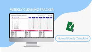 Weekly Cleaning Tracker Excel Template [upl. by Nus]