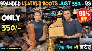 Leather Boots Just 350 Rs 🥵  100 Original  New collection upto 94 off On Big Brands 🔥😍 [upl. by Neveda]