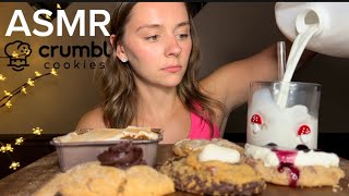 ASMR CRUMBL COOKIES  pumpkin smores berry peanut butter no talking eating sounds  kakesASMR [upl. by Becket]