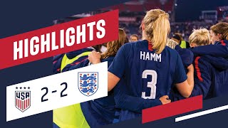 USA 22 ENGLAND SheBelieves Cup Highlights  Mar 2 2019  Nashville TN  Nissan Stadium [upl. by Mcginnis]