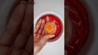 Jelly Lip Balm 💜 🧡Into Slime jelly lipbalm satisfying makeupslime vial shortvideo shorts [upl. by Terrilyn]