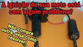 Como Recuperar Ignição de Moto Com Mau Contato Sem Gastar Nada [upl. by Ihsakat]