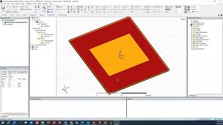 ANSYS Tutorial  3 HFSS microstrip patch antenna [upl. by Naujled]