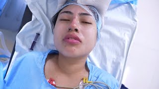 Girl goes under deep sleep before Anesthesia  Intubation Anesthesia [upl. by Grane743]