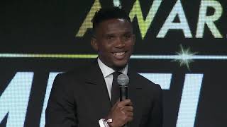 Samuel Etoo  Player Career Award 2016 [upl. by Nitsirc]