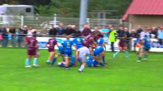 rugby rcav  csbj a aubenas [upl. by Keffer]