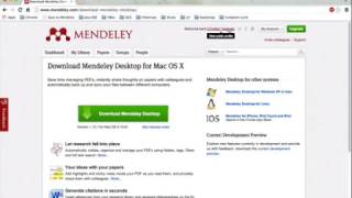 Como usar Mendeley en Mac  Enero 2014 [upl. by Tolkan833]