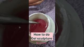 Nailart Tutorial How to do Nail gel sculpture Orane International Hyderabad [upl. by Trude]