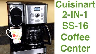 Cuisinart Coffee Center 2in1 Coffeemaker Review and Demo [upl. by Ednargel]