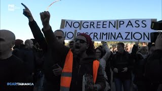 La Protesta dei No Green Pass a Trieste  Cartabianca  19102021 [upl. by Rupert]