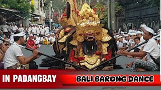 BALI BARONG DANCE iN Padangbay [upl. by Land]