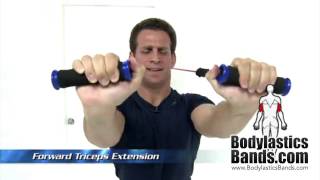 Resistance Band Arm Exercises with Bodylastics [upl. by Dahraf]