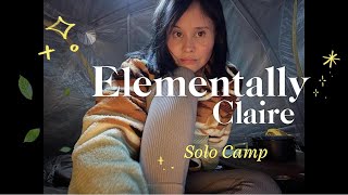 Cozy Summer Solo Camp  Eating Bacon and Cabbage Soup [upl. by Alakam]