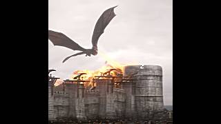 Dragon Burns Kings Landing 🔥🐉Daenerys 😡 shorts houseofthedragon gameofthrones [upl. by Euqirrne]