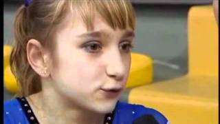 Viktoria Komova Interview Grandprix 2011 [upl. by Malarkey]