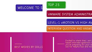 VMware System Administration Interview Questions amp Answers  vMOTION VS HA Beginner to Intermediate [upl. by Riggall]