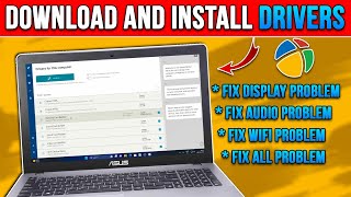 How to Install All Drivers in One Click  PCLaptop  DriverPack Solution Install 2024💻Fix All Issue [upl. by Aiclid]