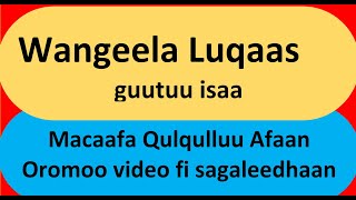 Wangeela Luqaas Sagaleedhaan Afaan Oromoo   Macaafa Qulqulluu  Kakuu H 3 [upl. by Nhor975]