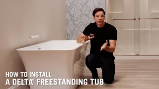 How to Install a Delta® Freestanding Tub [upl. by Fanchet902]