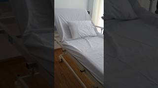 Cama Hospitalaria electrica de 3 niveles colchón antiescaras y sábanas  57 3203322918 🇨🇴 Chía Cund [upl. by Gariepy943]