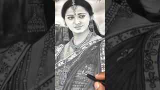 ଭଲ ଲାଗେ କାହିଁ for pencil art anushka shetty shorts odia drawing [upl. by Adnawyek796]