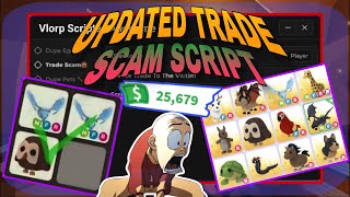 UPDATED ADOPT ME TRADE SCAM SCRIPT  AUTO MFR FREEZE TRADE DUPE PETS  PASTEBIN ADOPT ME SCRIPT [upl. by Brosine]