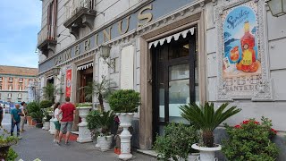 Napoli 🇮🇹 Gran Caffè Gambrinus  Angela Merkel Tasse ☕️  Spaziergang [upl. by Daloris]