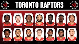 Toronto RAPTORS Roster 202324  Player Lineup Profile Update as of October 7 [upl. by Idmann729]