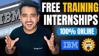 IBM Launch Free Winter Internships  Online Internships for Everyone  Govt Recognise Certificate [upl. by Solraced]