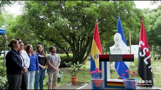 Comunidad universitaria recuerda legado patriótico del Comandante Carlos Fonseca [upl. by Faye]