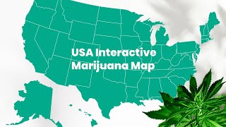 Interactive Map of US Cannabis Legalization Through the Years 19962022 [upl. by Nileuqaj619]