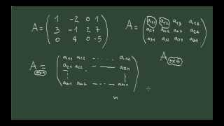 1 Definición de matriz y tipos de matrices [upl. by Mihsah]