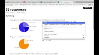 How to do a Google Drive Survey and turn it into an info graphic [upl. by Farny]