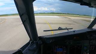 4K  Boeing 737800 Takeoff from Varadero Cuba [upl. by Anetsirhc]