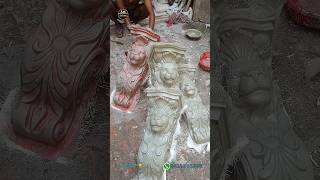 Silicon rubber Mold to fiberglass casting process सिलिकॉन मोल्ड कास्टिंग प्रक्रिया [upl. by Nevil]