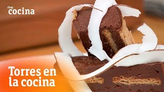 Tarta de galletas y chocolate  Torres en la Cocina  RTVE Cocina [upl. by Sirad]