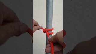 CLOVE HITCH amp OVERHAND KNOT fyp foryourpage shortvideo shorts howtotie knottying hitchknot [upl. by Ellenid949]