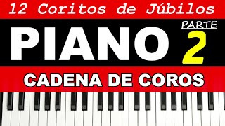 Tutorial Piano Estarás tu velando como las 10 vírgenes  Piano Fácil 3 acordes  Easy piano choirs [upl. by Llennehc234]