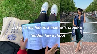 a day in my life as a masters student  Leiden UniversityStuNed Scholarship [upl. by Etiuqram]