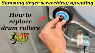 Replace Samsung dryer Drum Rollers properly [upl. by Enytsuj882]