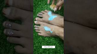 🔥Get Fair Feet In 5minutes  Most Easy PedicureRemove Suntan Easily At Home youtube shorts diy [upl. by Rikahs541]