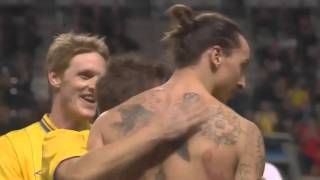 Sweden Vs England 4 2 Zlatan Ibrahimovic Unbelievable Bicycle Goal with Stan Collymore commentary [upl. by Edyth267]