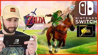 Zelda Ocarina of Time sur Nintendo Switch 🔥 GAMEPLAY FR via Switch Online Nintendo 64 [upl. by Ellinehc]