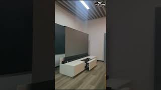 🏠Electric floor rising screen quothousequot  hidden electric integrated cabinet [upl. by Ajit]