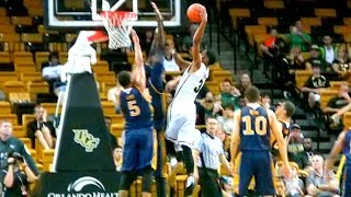 Tallest Basketball Player in the World GETS POSTERED by AJ Davis [upl. by Noreh884]