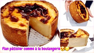 Recette du Flan pâtissier  très facile à réaliser déliiiicieux [upl. by Olinad995]