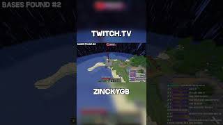 Finding a CASTLE in 2b2t shorts twitchclips [upl. by Ebner418]